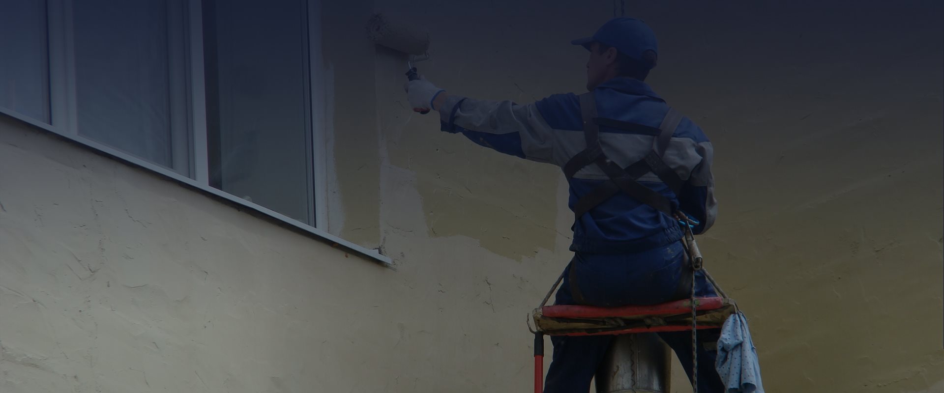 Покраска фасада дома